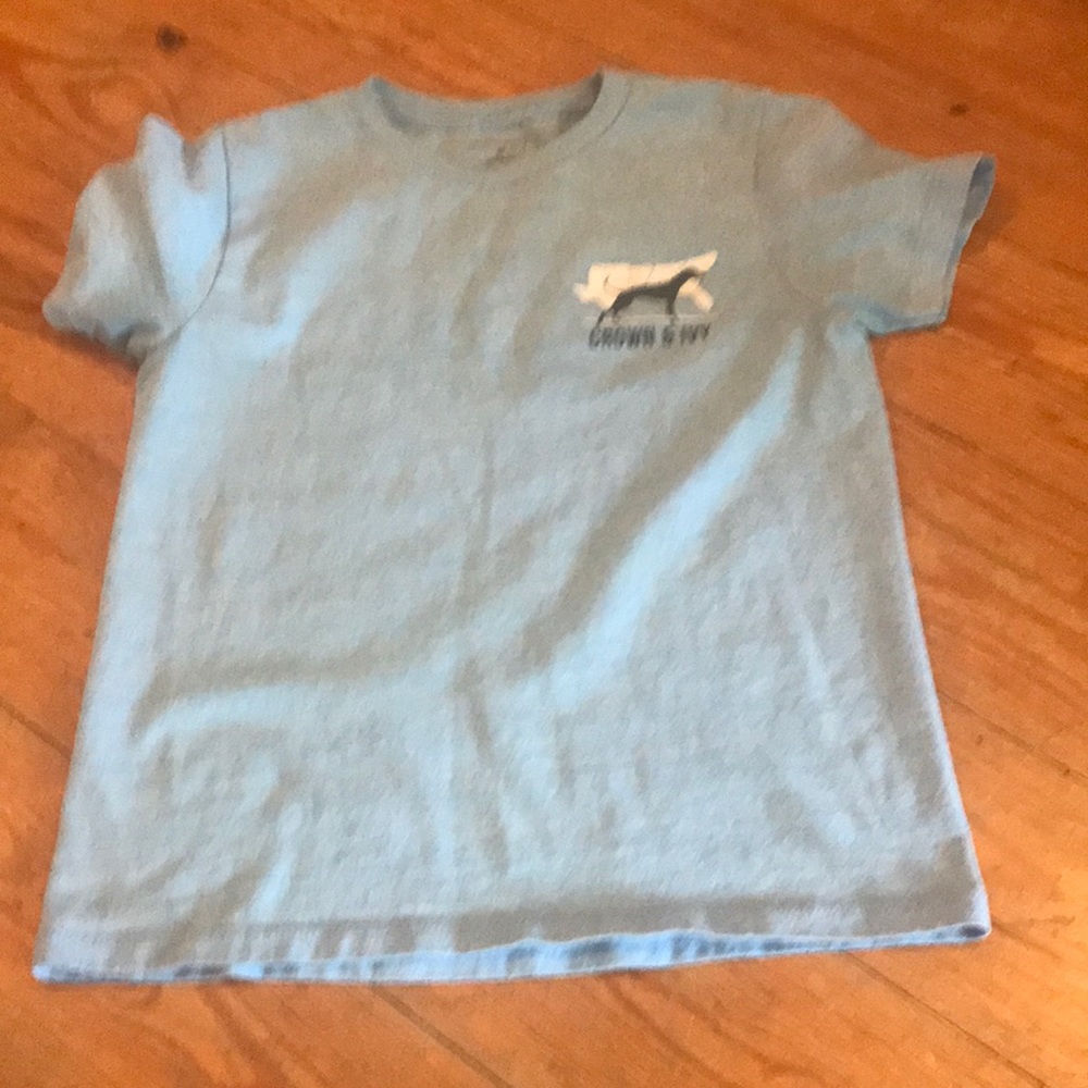 Crown & ivy boys medium dog t shirt
